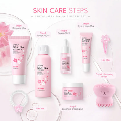 Face Care Set – Moisturizing, Whitening & Anti-Aging Toner + Cream
